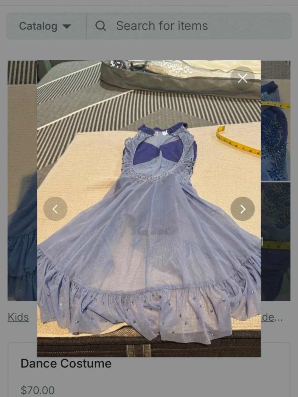 Girls dance costume